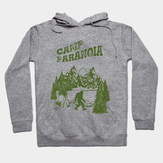 Camp PARANOIA - Bigfoot Edition! Hoodie by The Paranoia Store